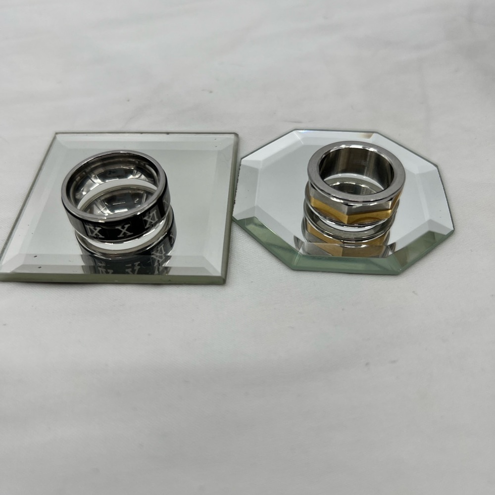 Numeric Numbers Spinner Ring And Gold/Silver Spin… - image 5
